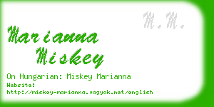 marianna miskey business card